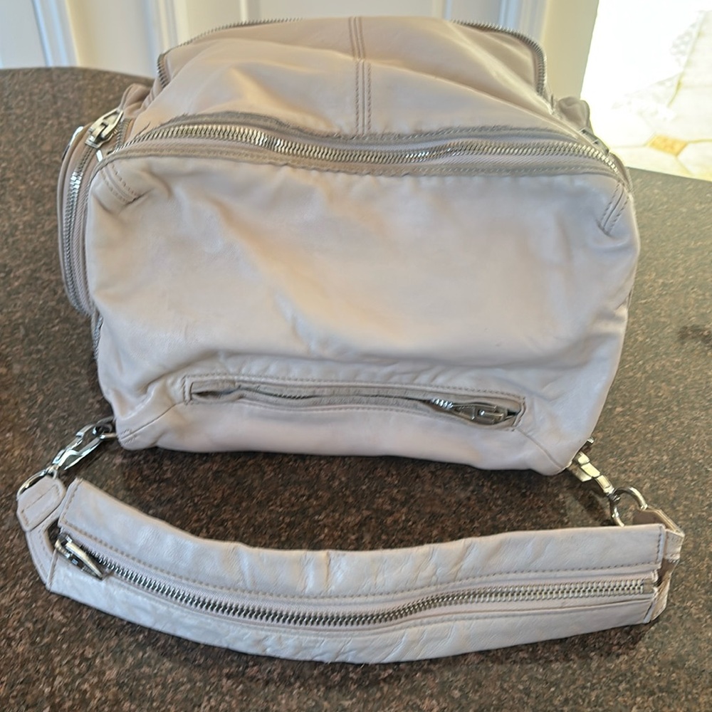 ALEXANDER WANG JANE PINK SILVER LEATHER BAG - Picture 6 of 16